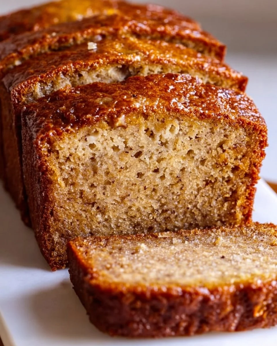Bester saftiger Bananenbrot