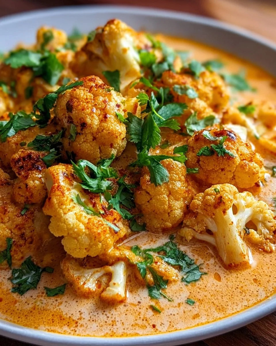 Cremiger Blumenkohl-Curry aus dem Backofen