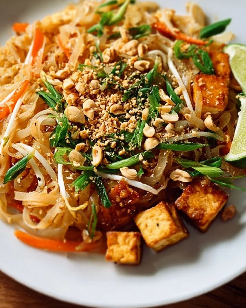 Der Ausgang: Veganes Tofu Pad Thai für Genießer