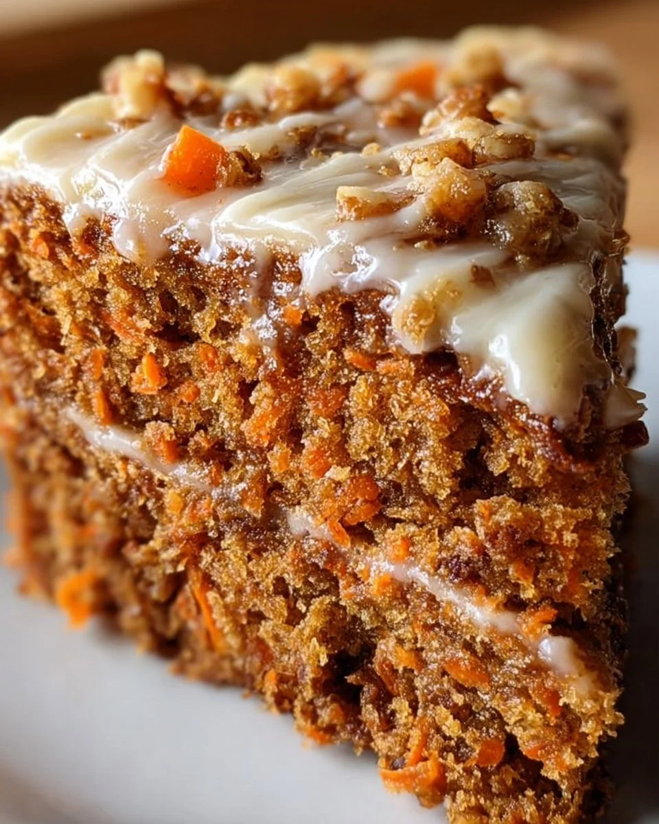 Einfacher Mehlfreier Haferflocken Karottenkuchen