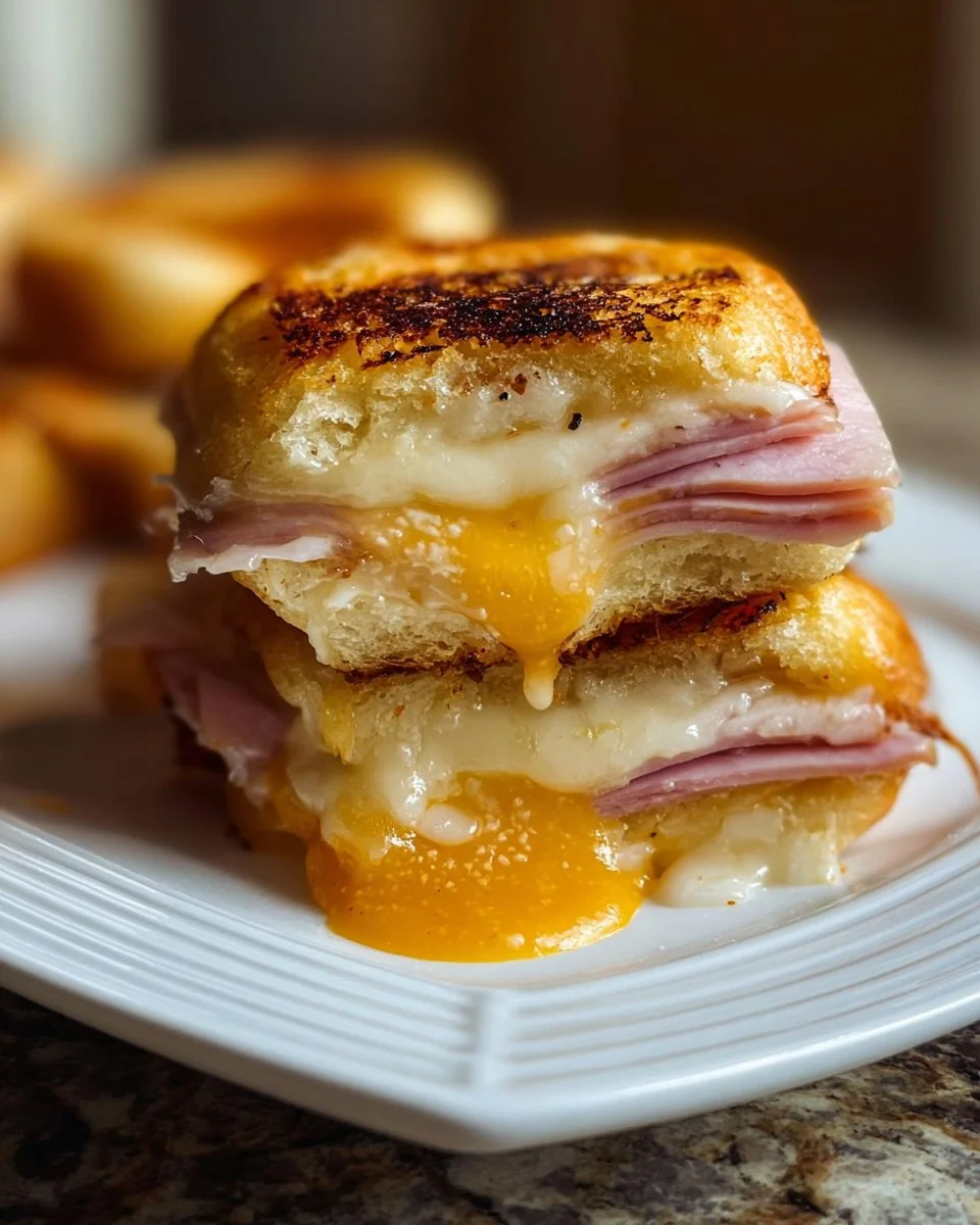 Hawaiian Roll gegrillter Käse