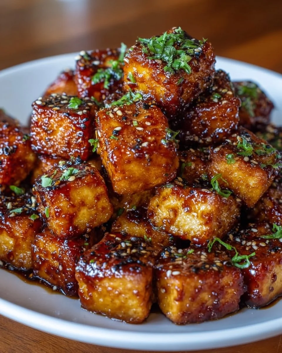 Knuspriger Honigknoblauch-Tofu: Ein absolutes Muss!