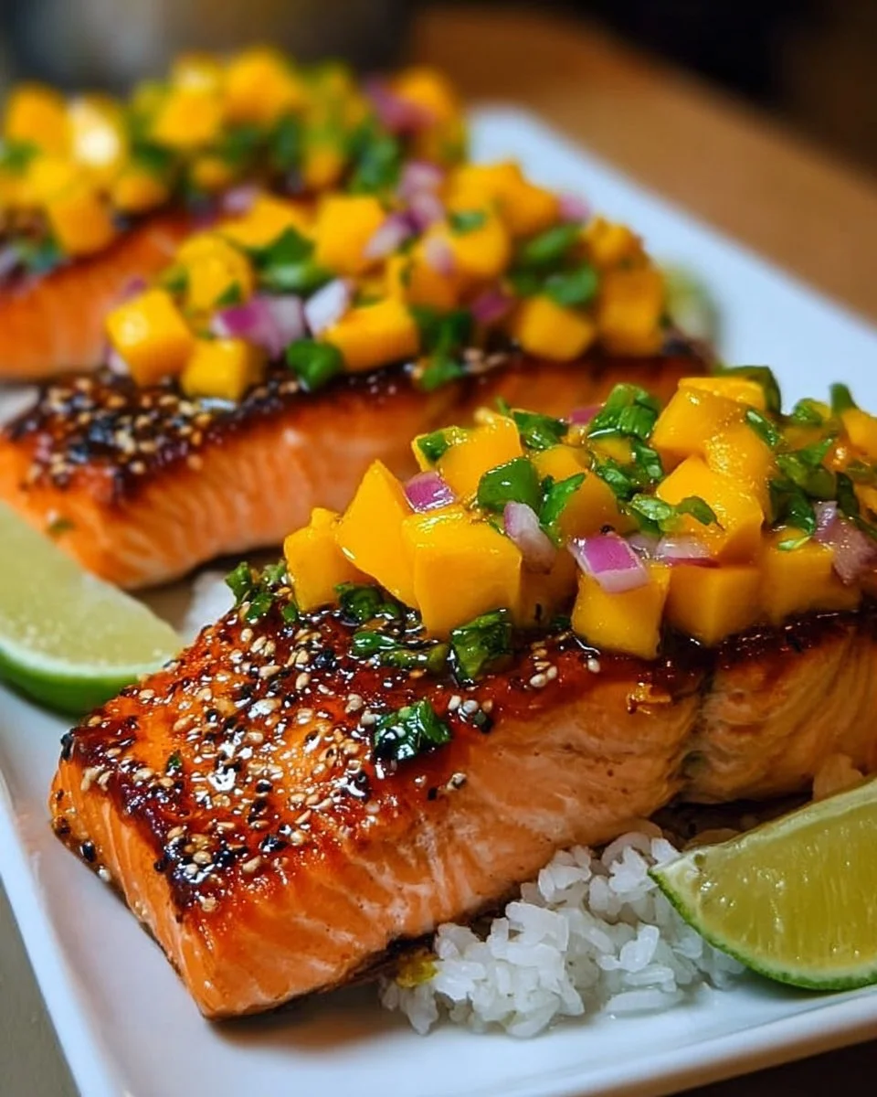 Lachs mit Mango-Salsa