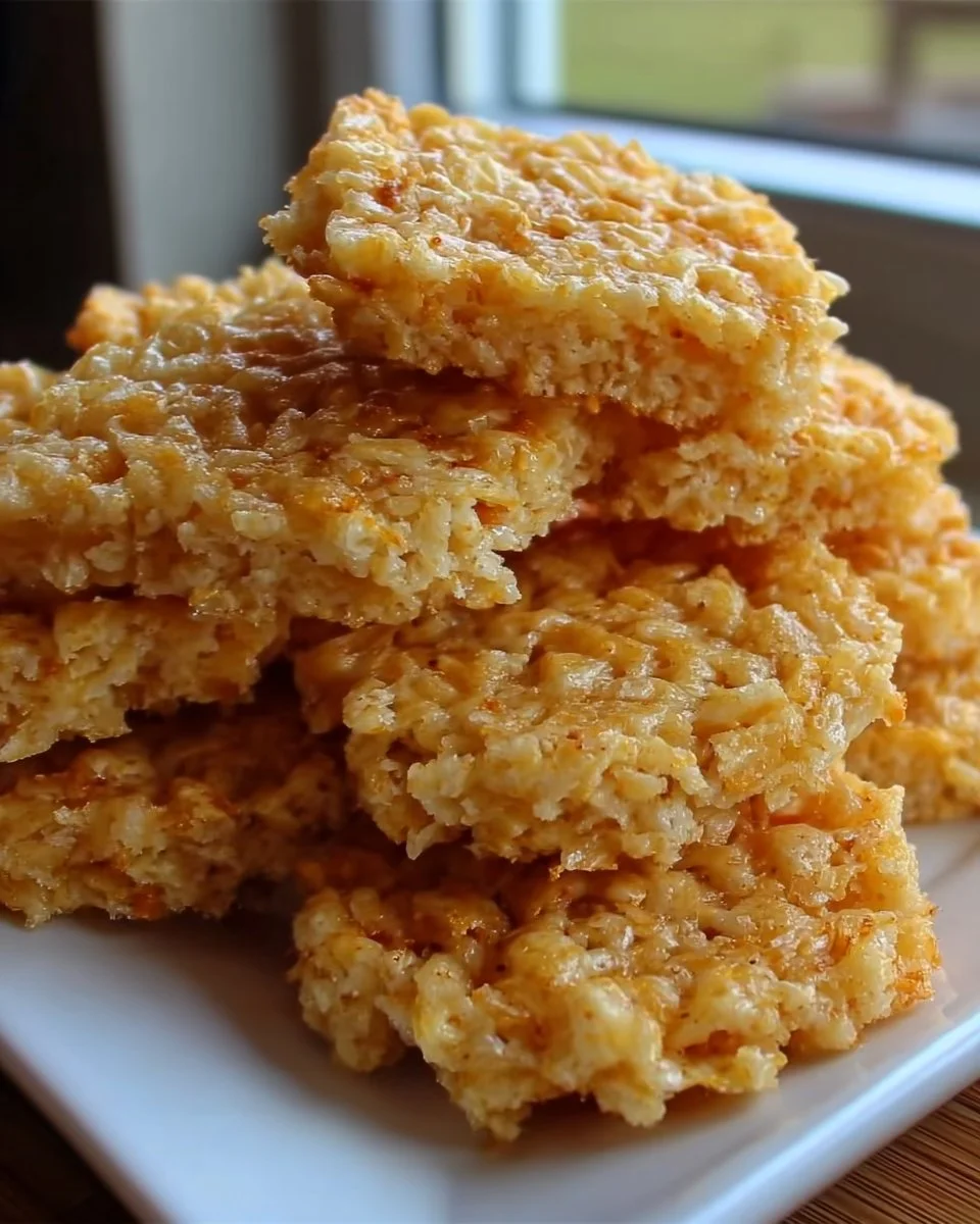 Krispie Cheddar Cracker auf einem Holzbrett angerichtet