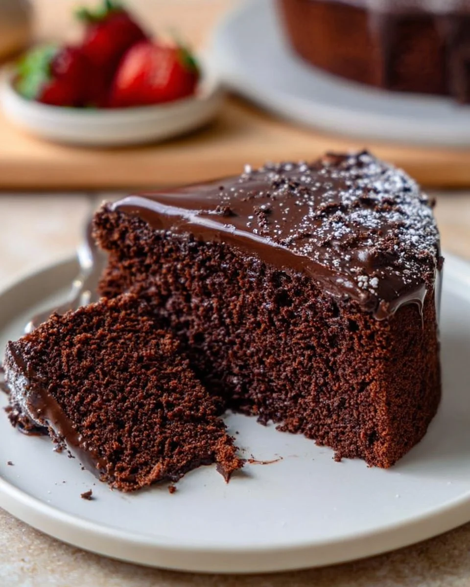 Bester saftiger Schokokuchen