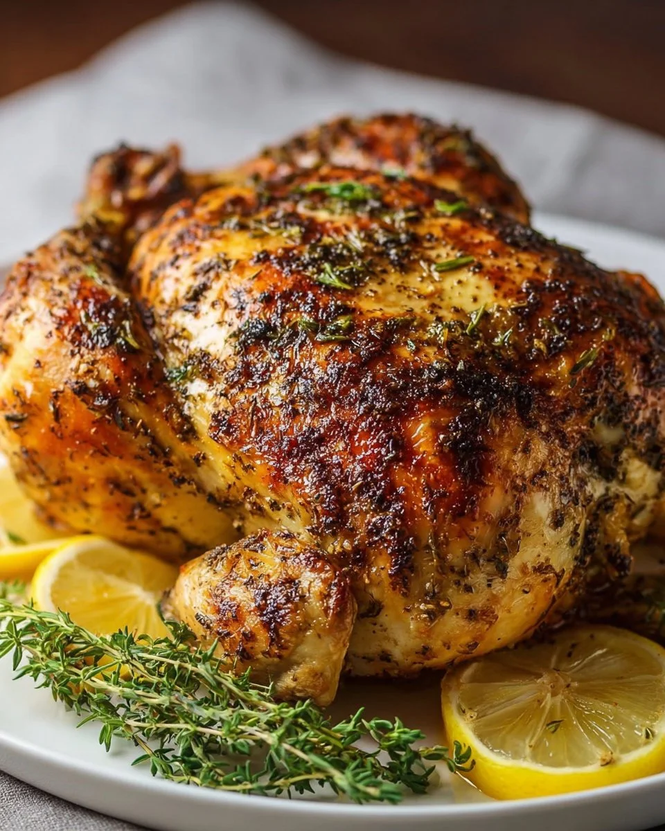 Ganzes Huhn im Airfryer