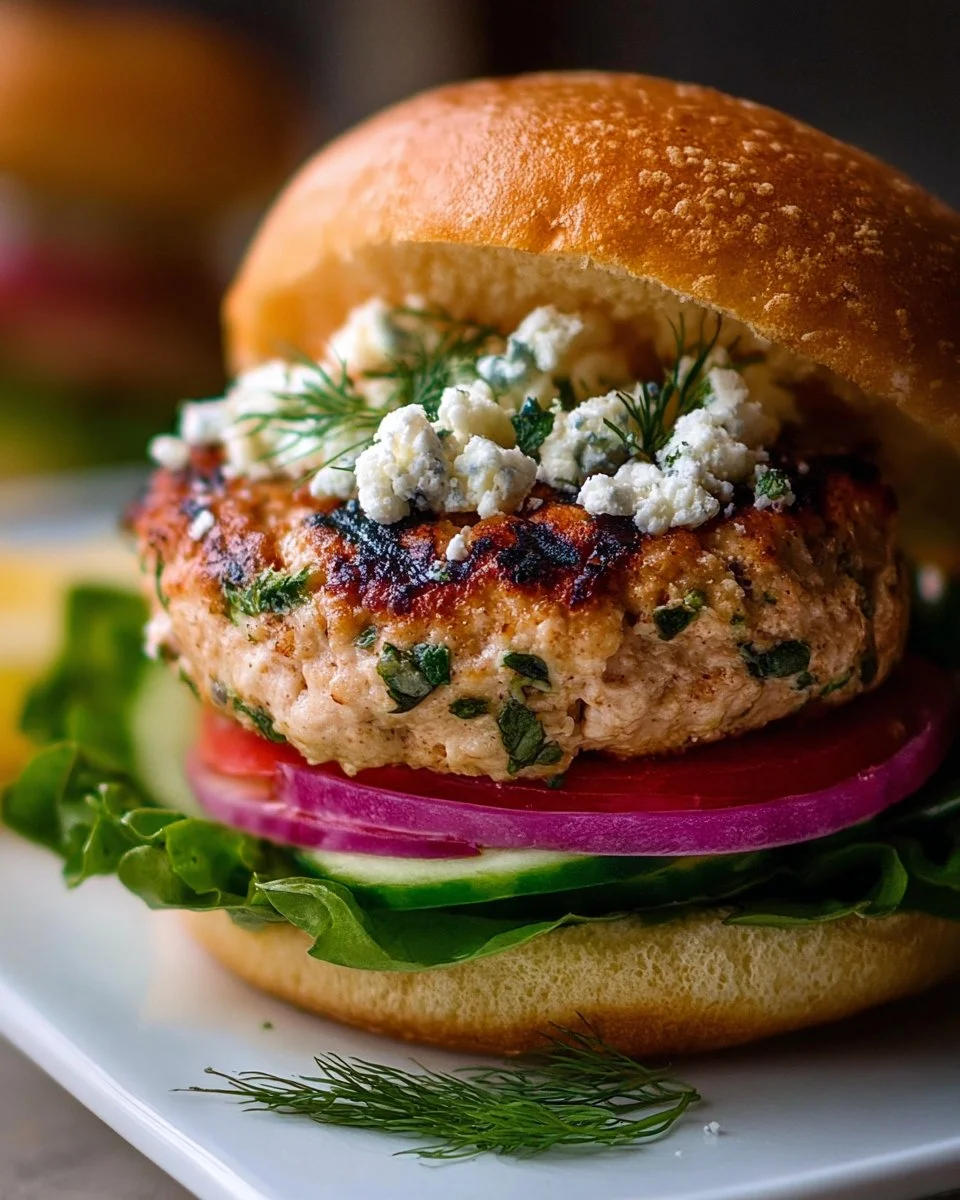 Griechische Hähnchenburger