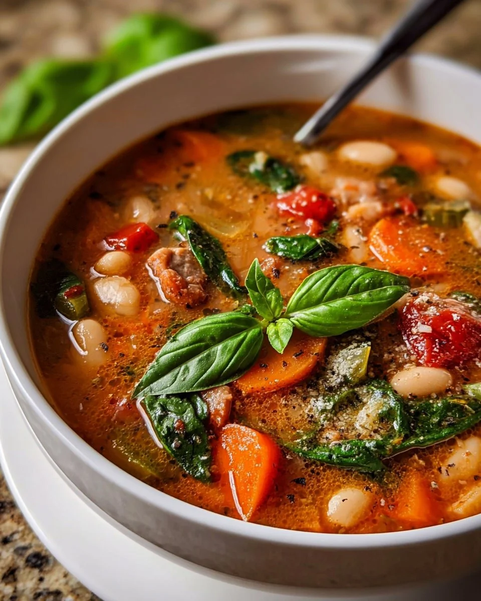 Herzhafte toskanische Suppe