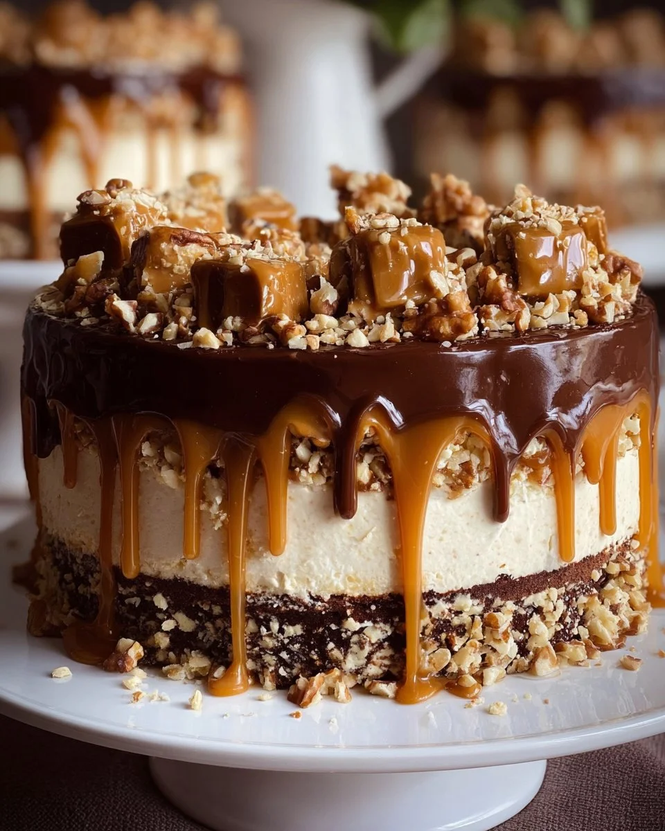 Karamell-Toffee-Crunch-Kuchen
