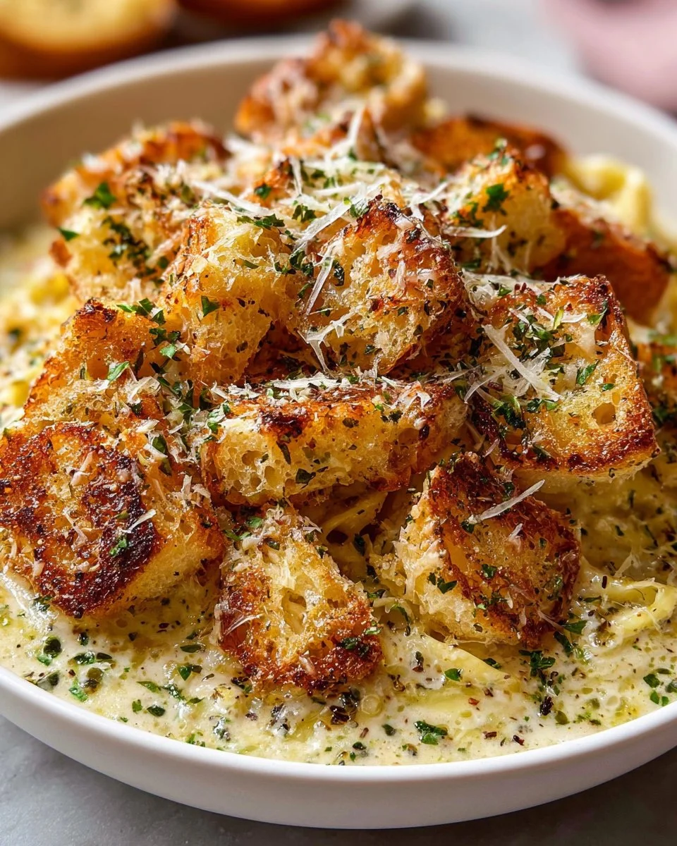 Knoblauch-Parmesan-Sauce