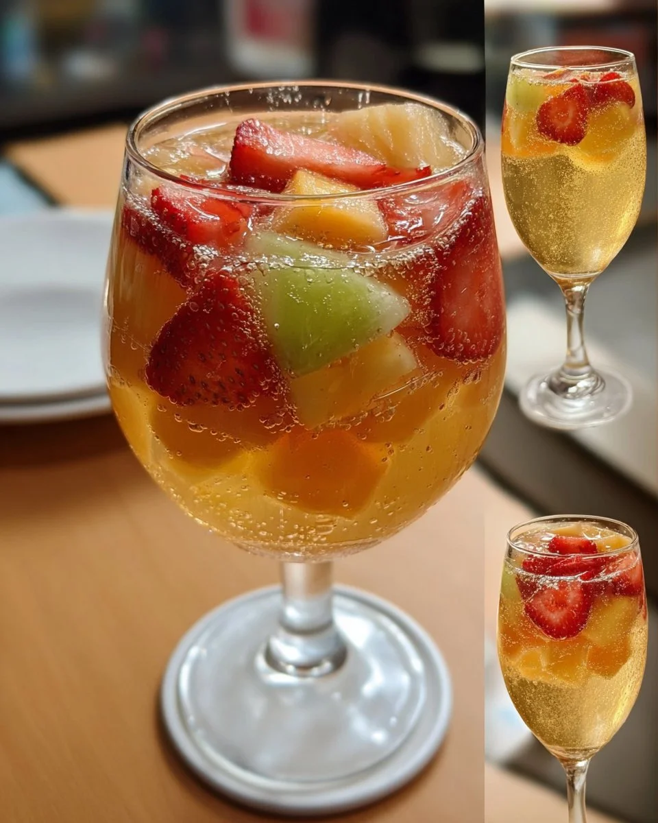 Leckere Orgasmus Bowle in einer Schüssel, perfekt für Partys und Feiern.