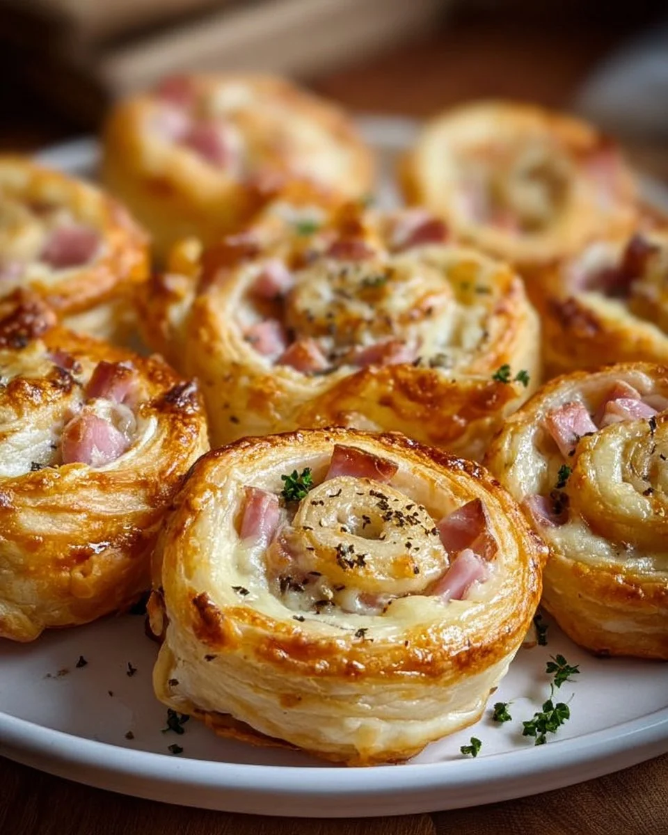 Schinken-Käse-Schnecken