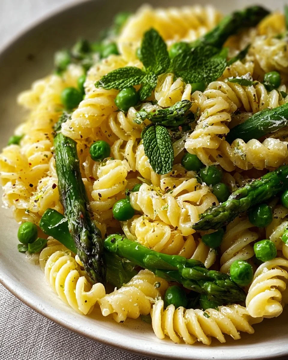 Spargel-Erbsen-Nudelsalat