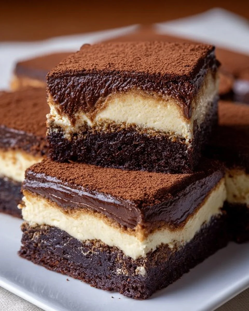 Tiramisu-Brownies
