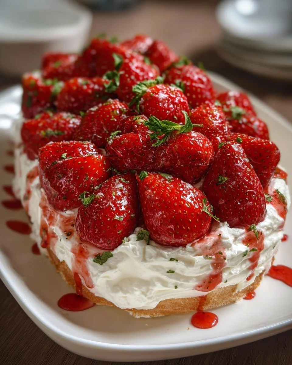 Unwiderstehlicher Erdbeertraum mit Mascarpone &amp; Quark