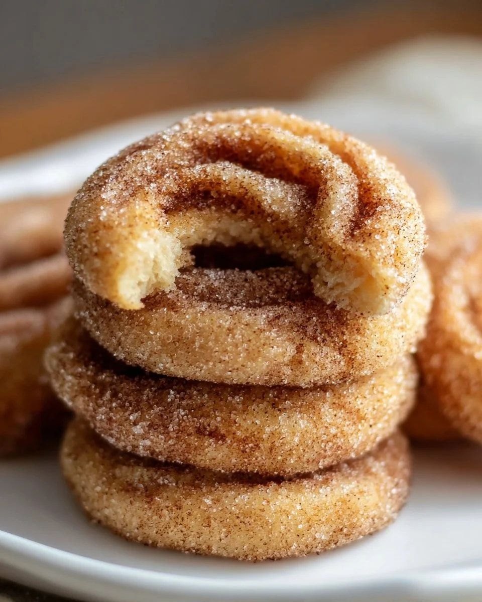 Weiche und Zähe Zimt-Zucker-Churro-Kekse