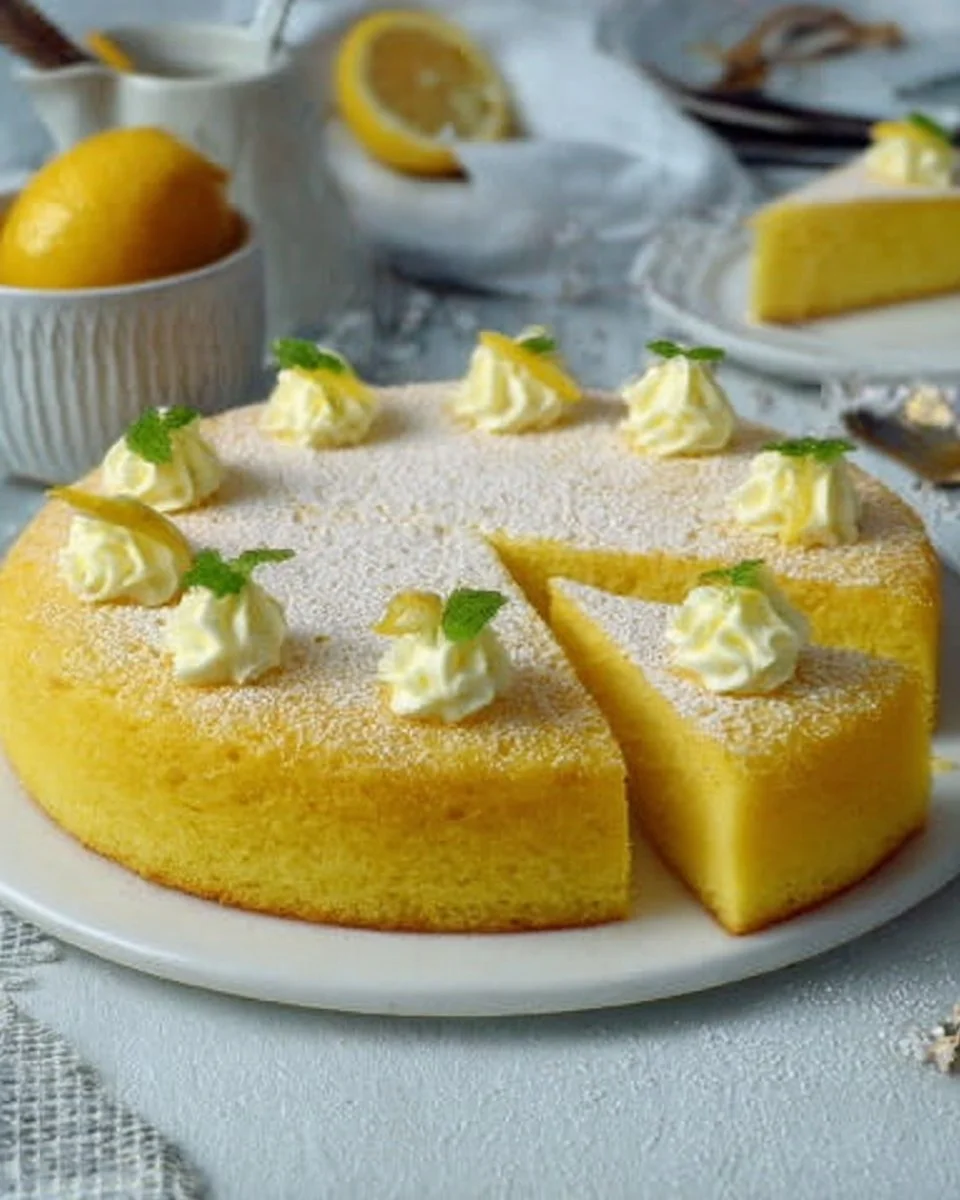 Zitronentorte mit Joghurt