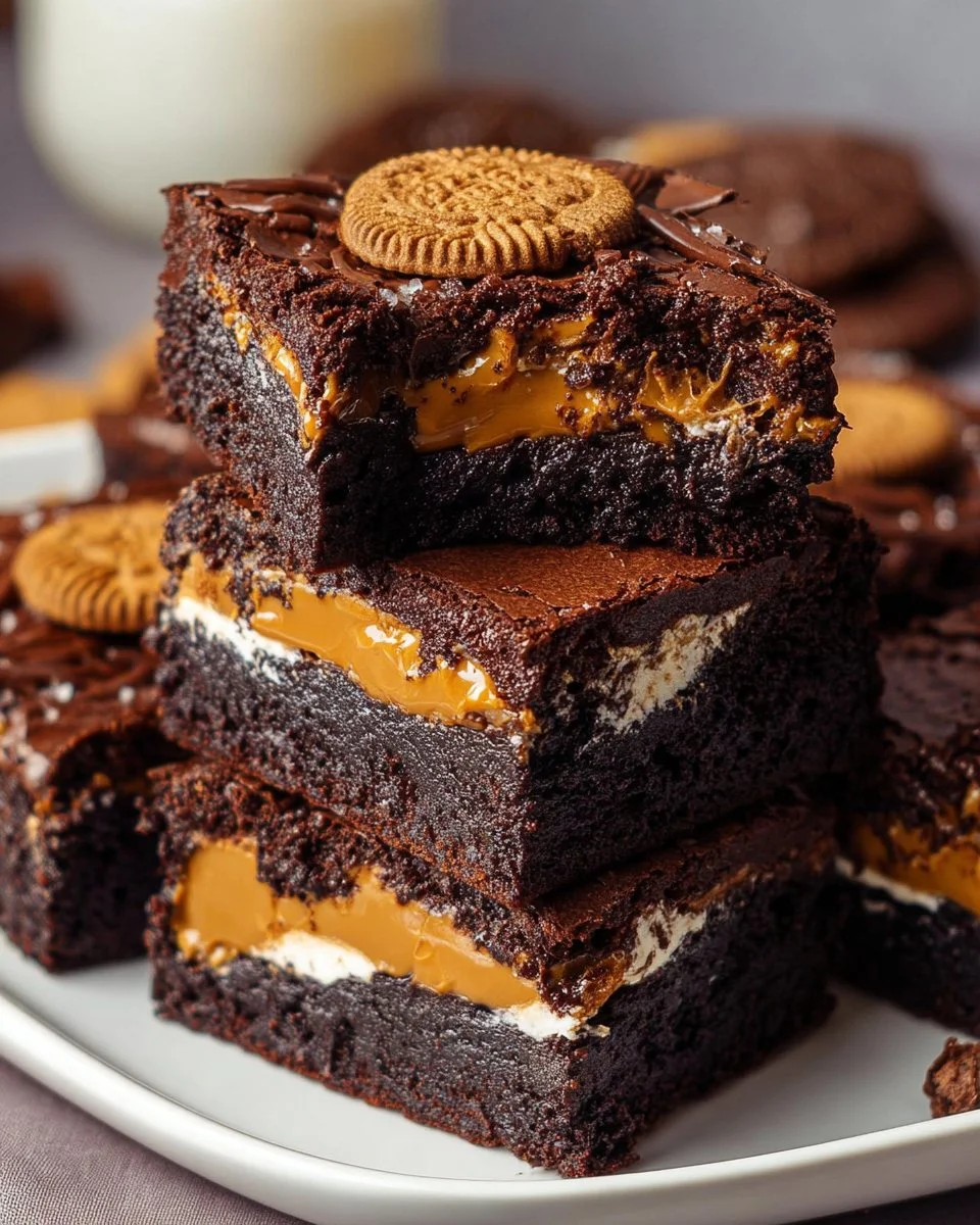 Biscoff-Brownies