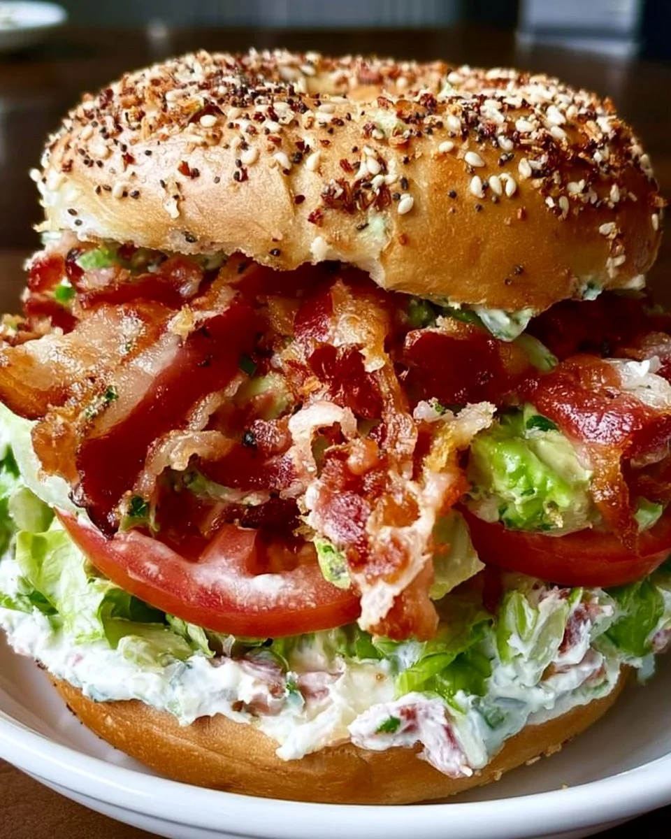 California BLT gehacktes Bagel