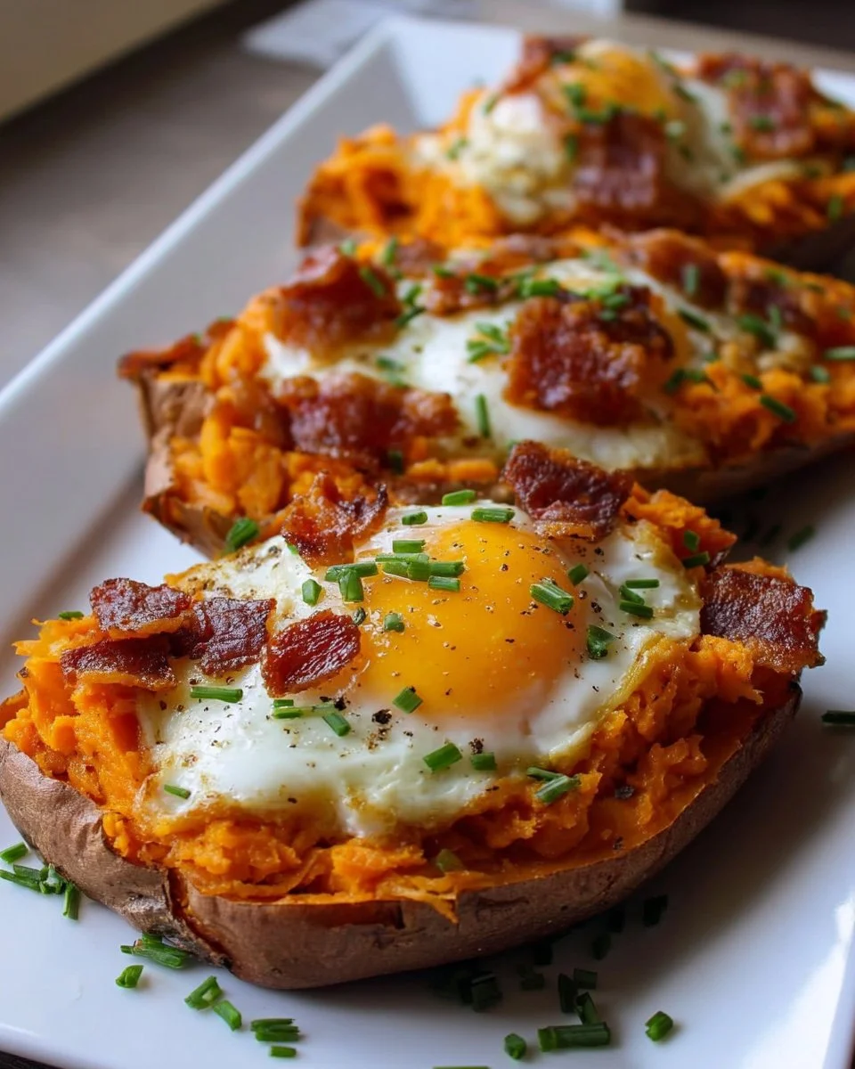 Frühstück Süßkartoffeln