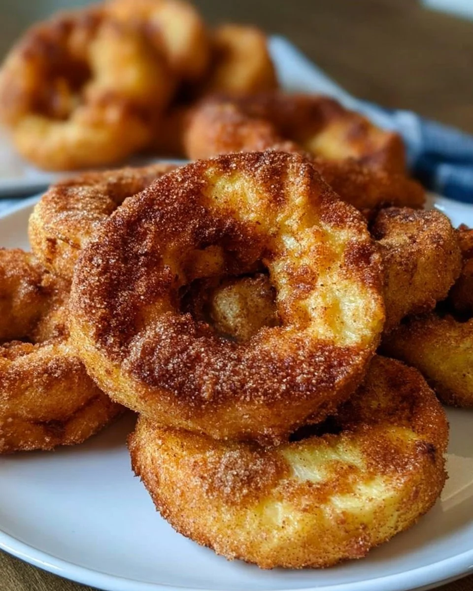 Heißluftfritteusen Zimt-Apfelringe