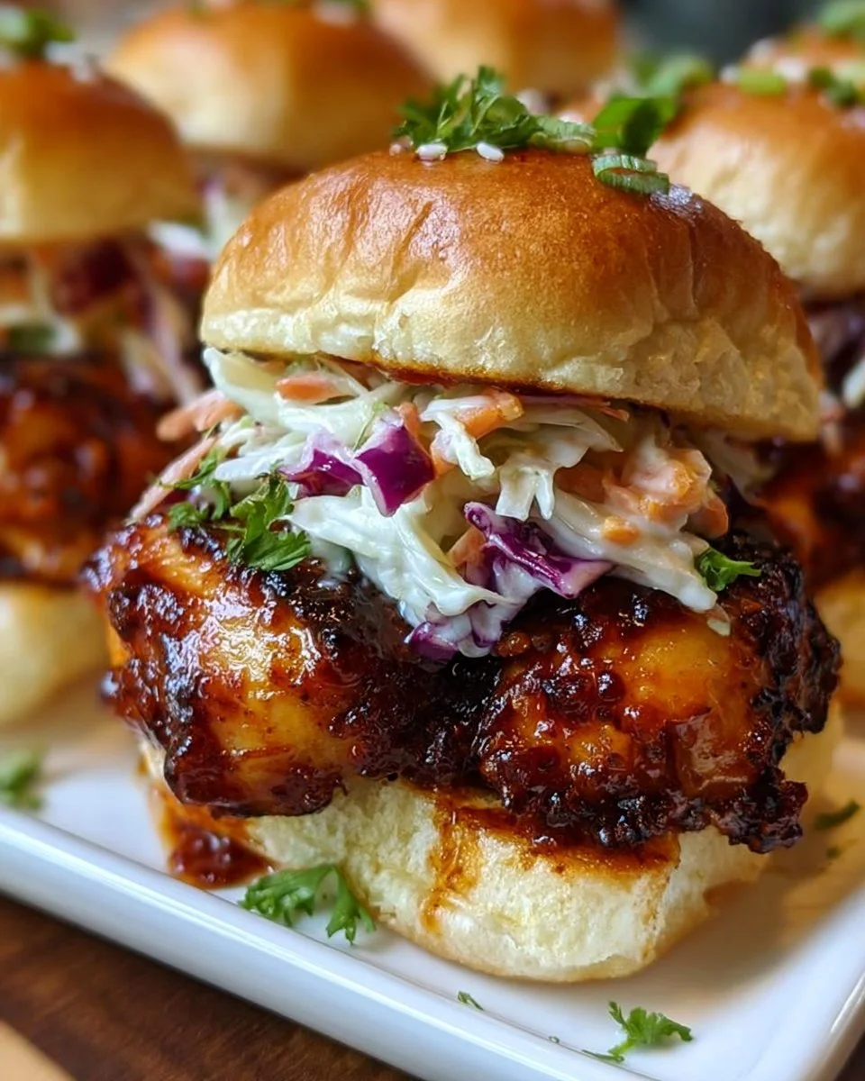 Honig-Chipotle-Hähnchen-Slider