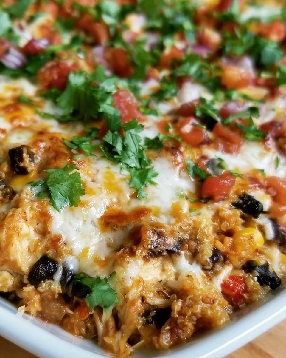 Hühnchen Burrito Auflauf