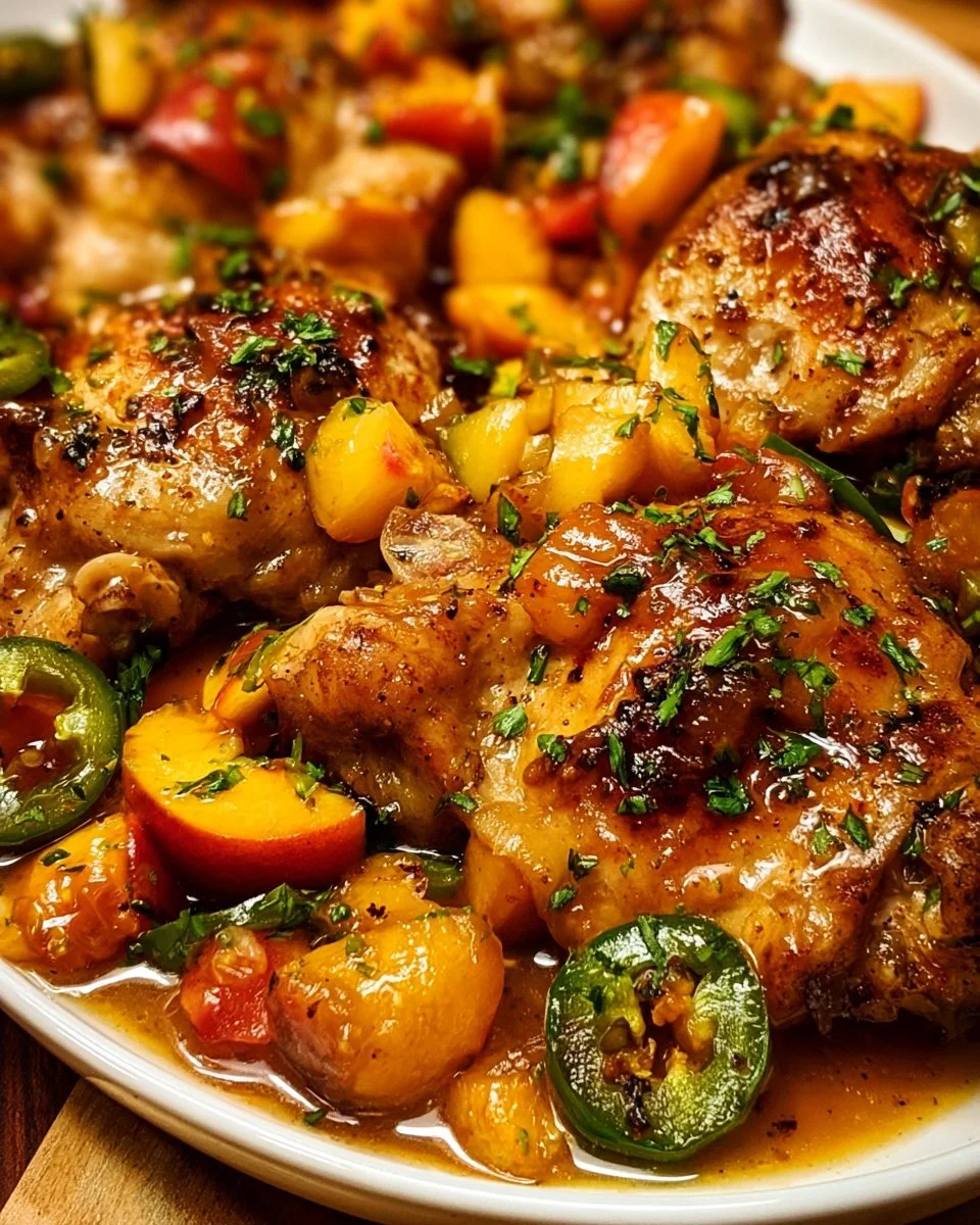 Jalapeno-Pfirsich-Hühnchen
