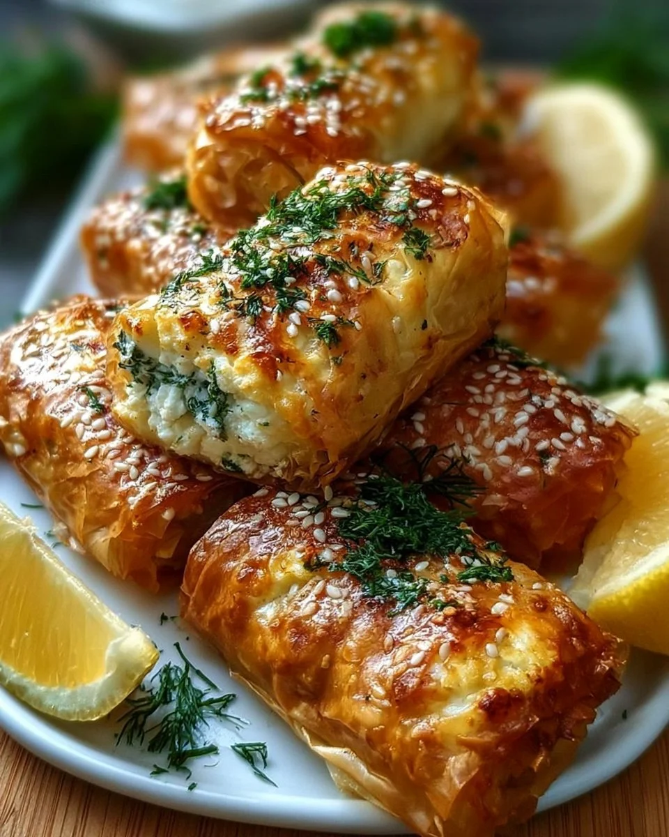 Ofen Feta Röllchen