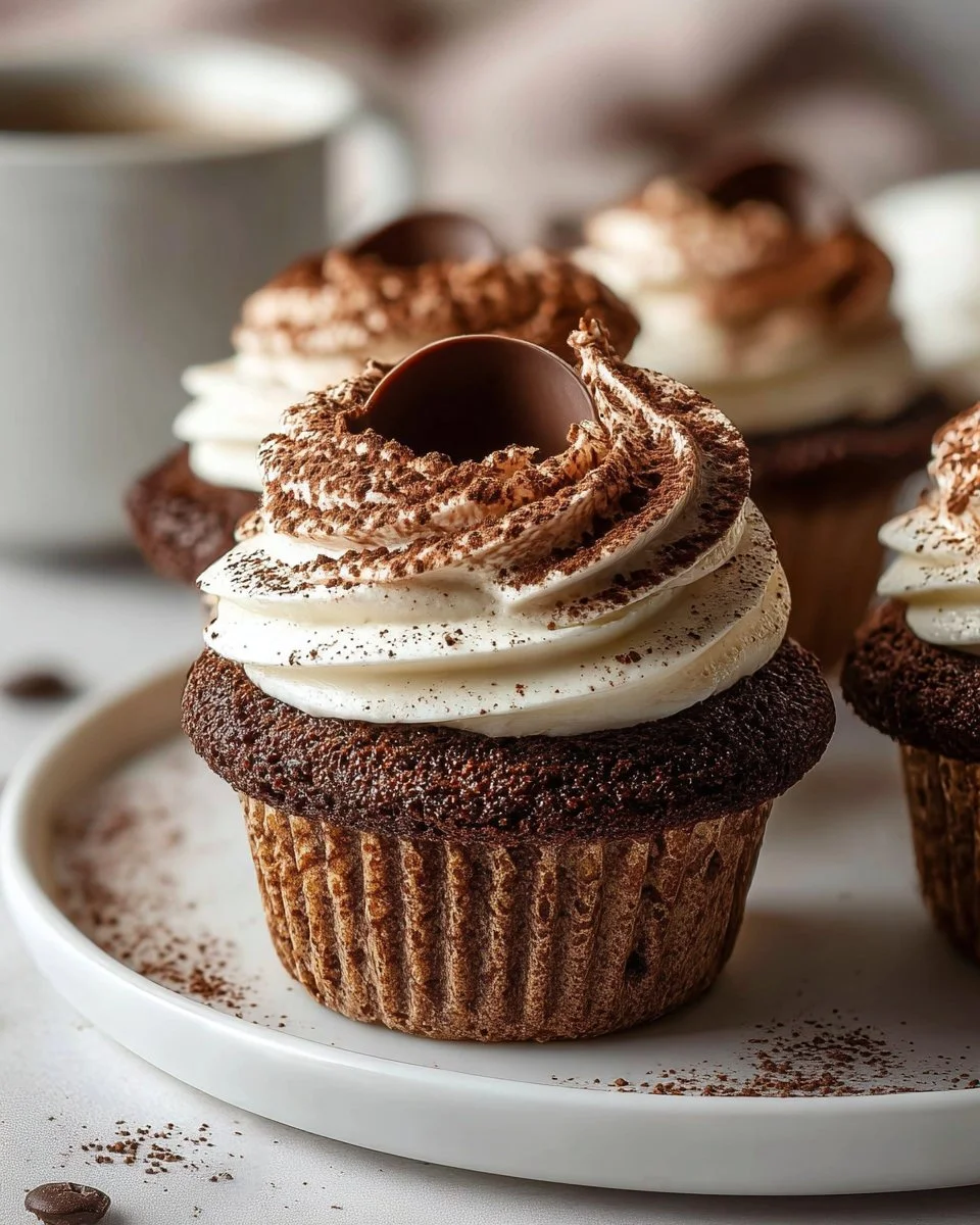 Schokoladen-Tiramisu-Cupcakes