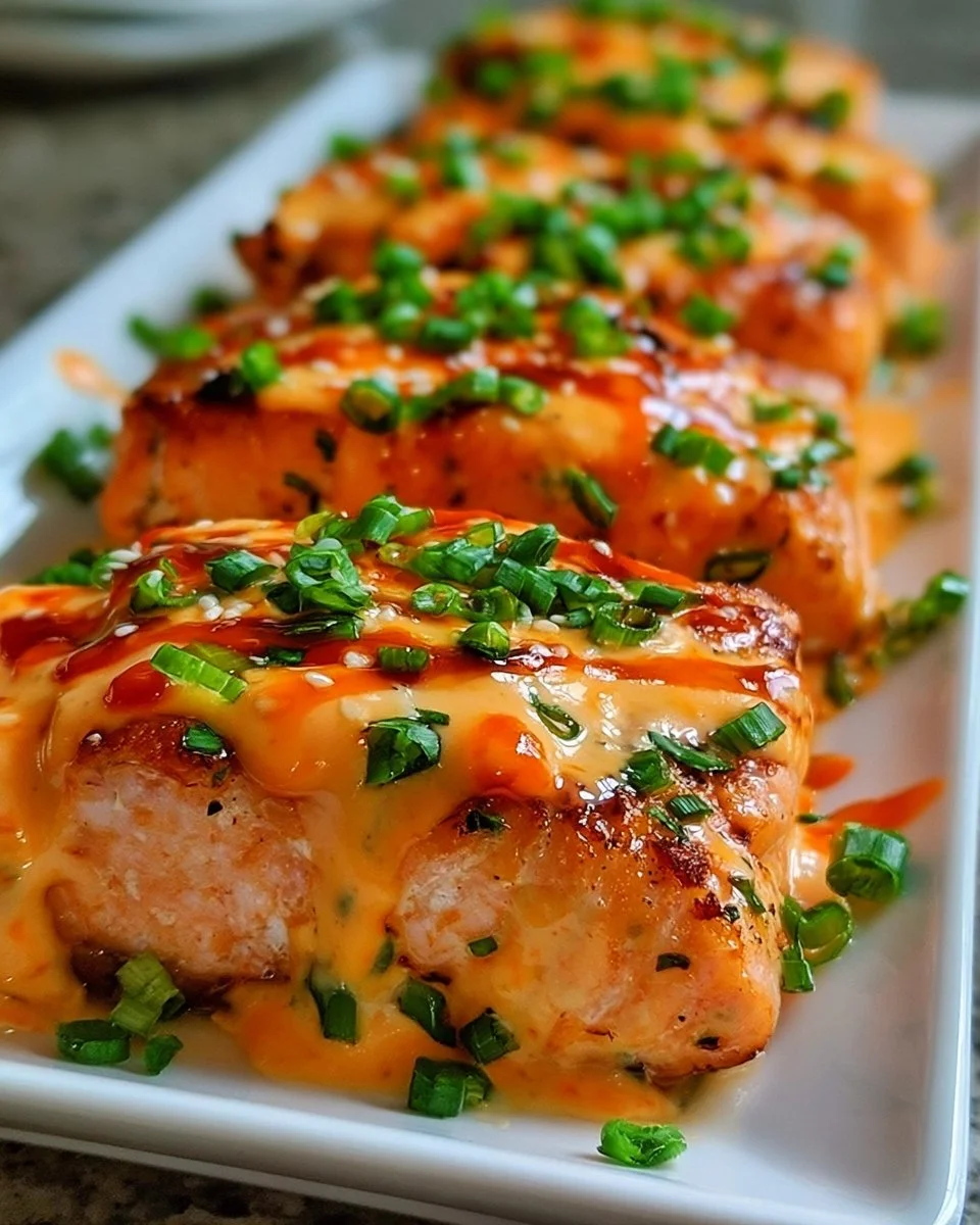 Verführerischer Bang Bang Lachs